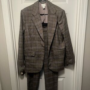 H&M Brown and Gray Classic Suits